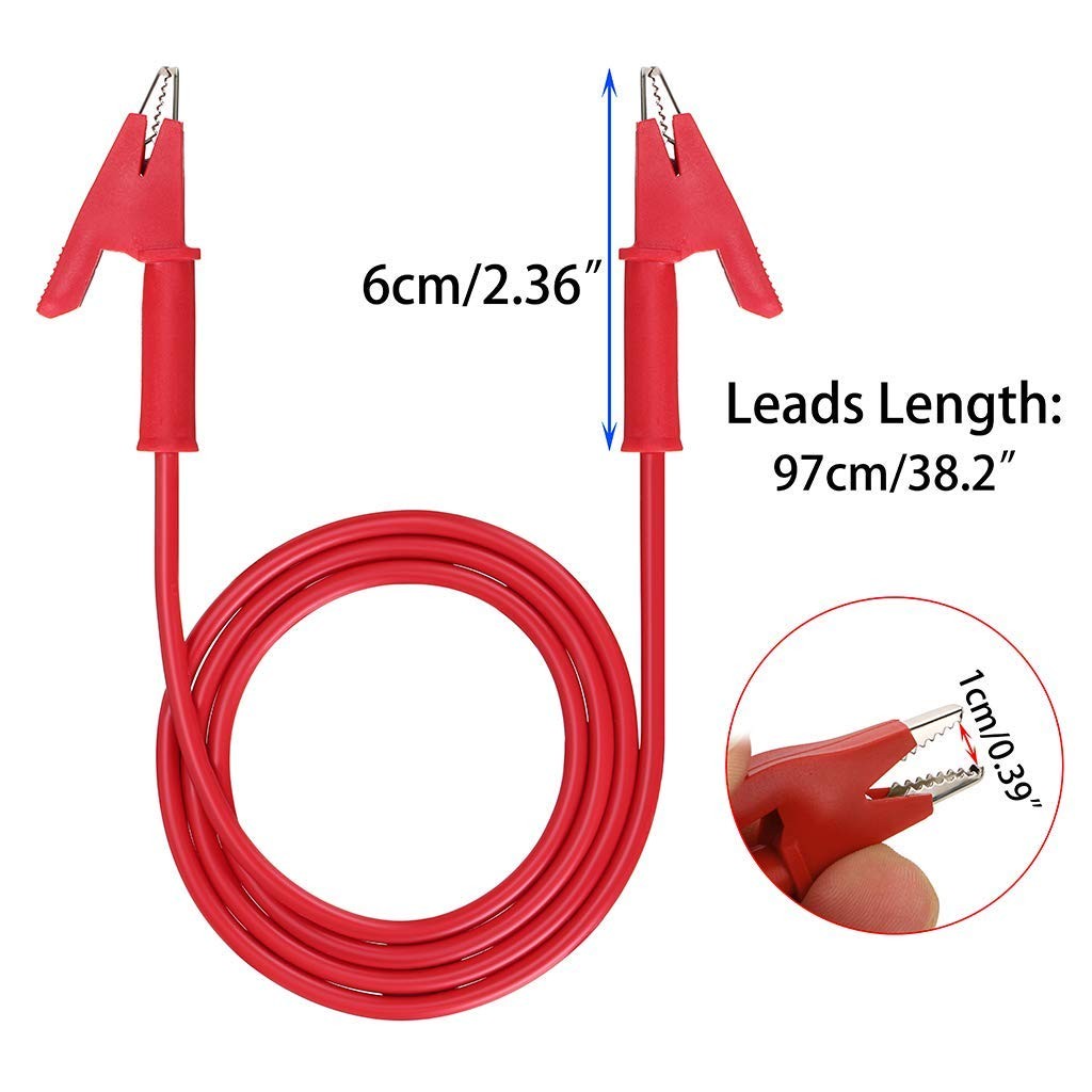 Gebildet Alligator Clips Electrical Test Leads Set, 15A Jumper [MULTIPLE]