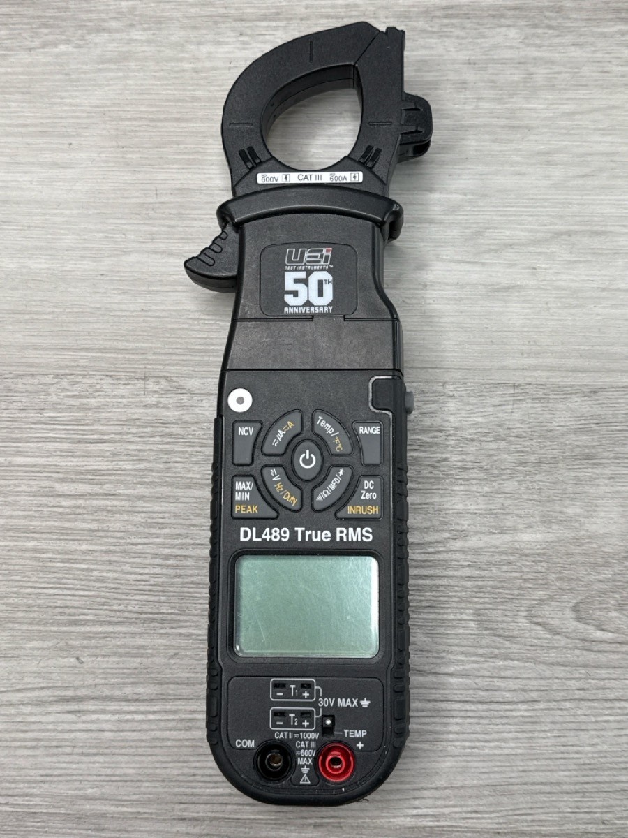 UEi Test Instruments DL489 True RMS Digital Clamp Meter 50th Anniver (A1D032711)