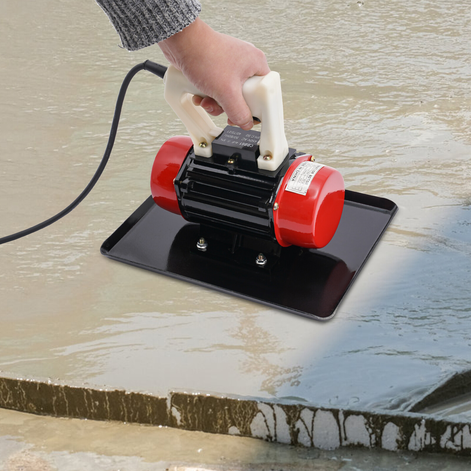 110V 370W Concrete Power Trowel 3500RPM 220LBS Force Cement Finisher US