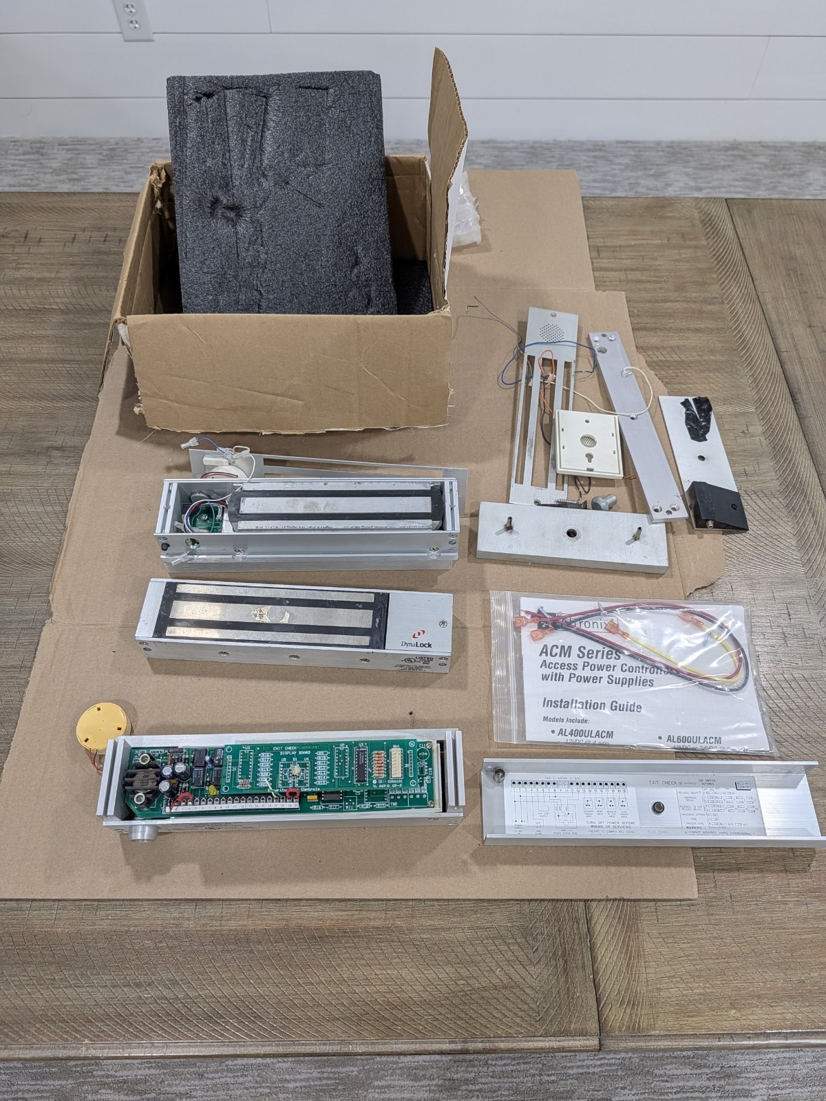 Dynalock RF Technologies Multiple Pieces Of Door Hardware-For Parts