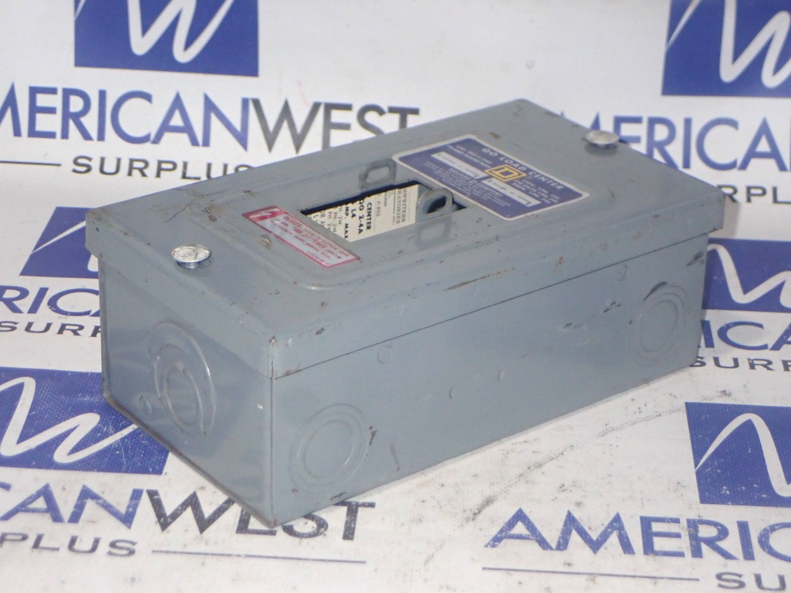 Square D QO-2-4AS QO24AS Single Phase 70 Amp 120/240 Volt QO Load Center