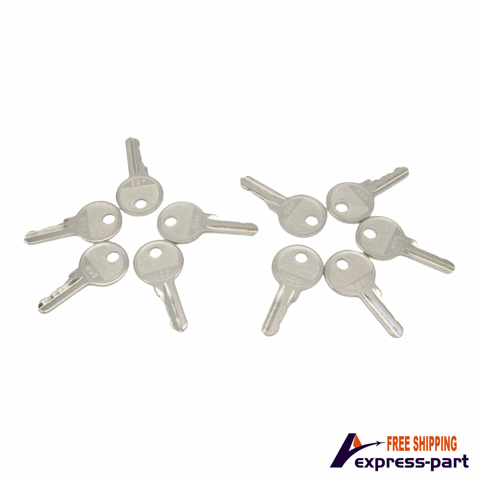 NEW 10 Keys 455 104466 FOR Genie Skyjack Snorkel Terex Vermeer Upright Lifts