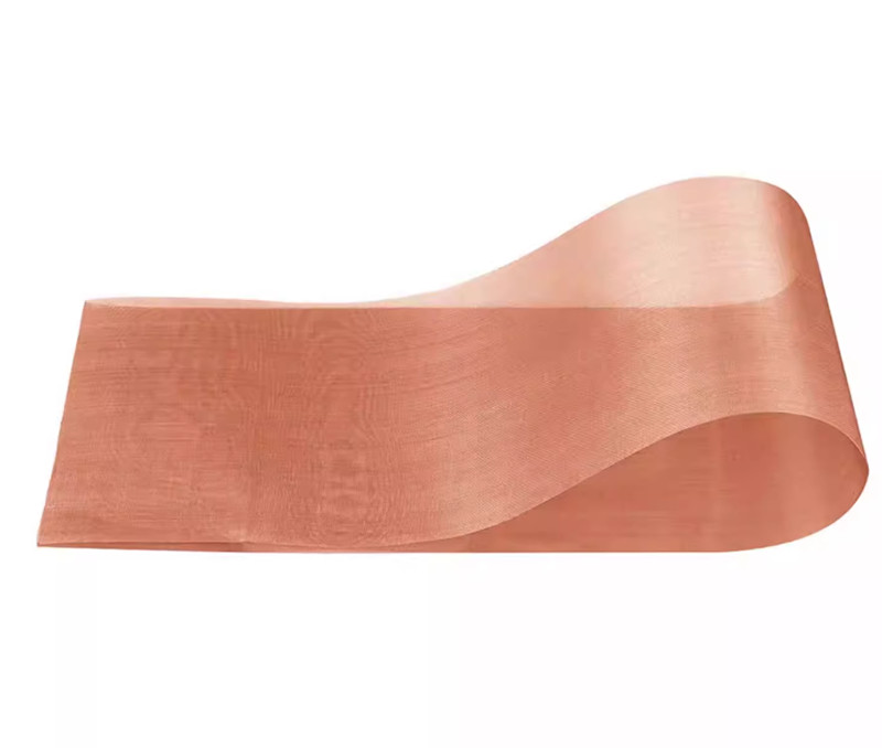 10-200 Mesh 99.9% Copper Screen Woven Mesh Screen Copper Mesh Cloth