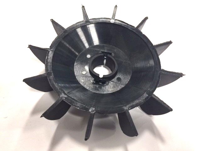 Plastic Fan for Electric Motor Inner Dia 23mm Out Dia 145mm Frame 80