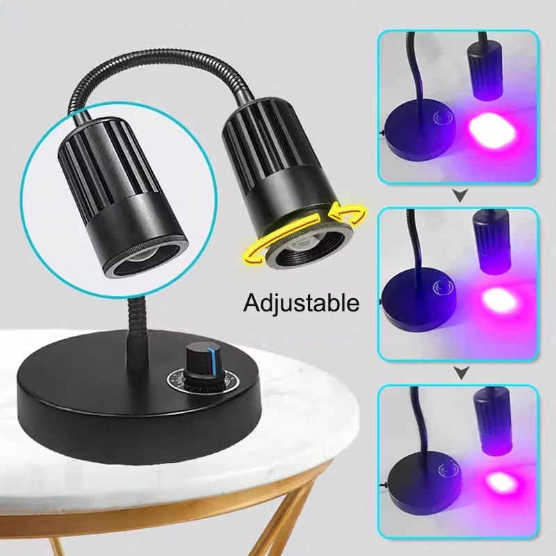 150W Table lamp energy adjustable air-cooled UV curing lamp 365nm/395nm/405nm