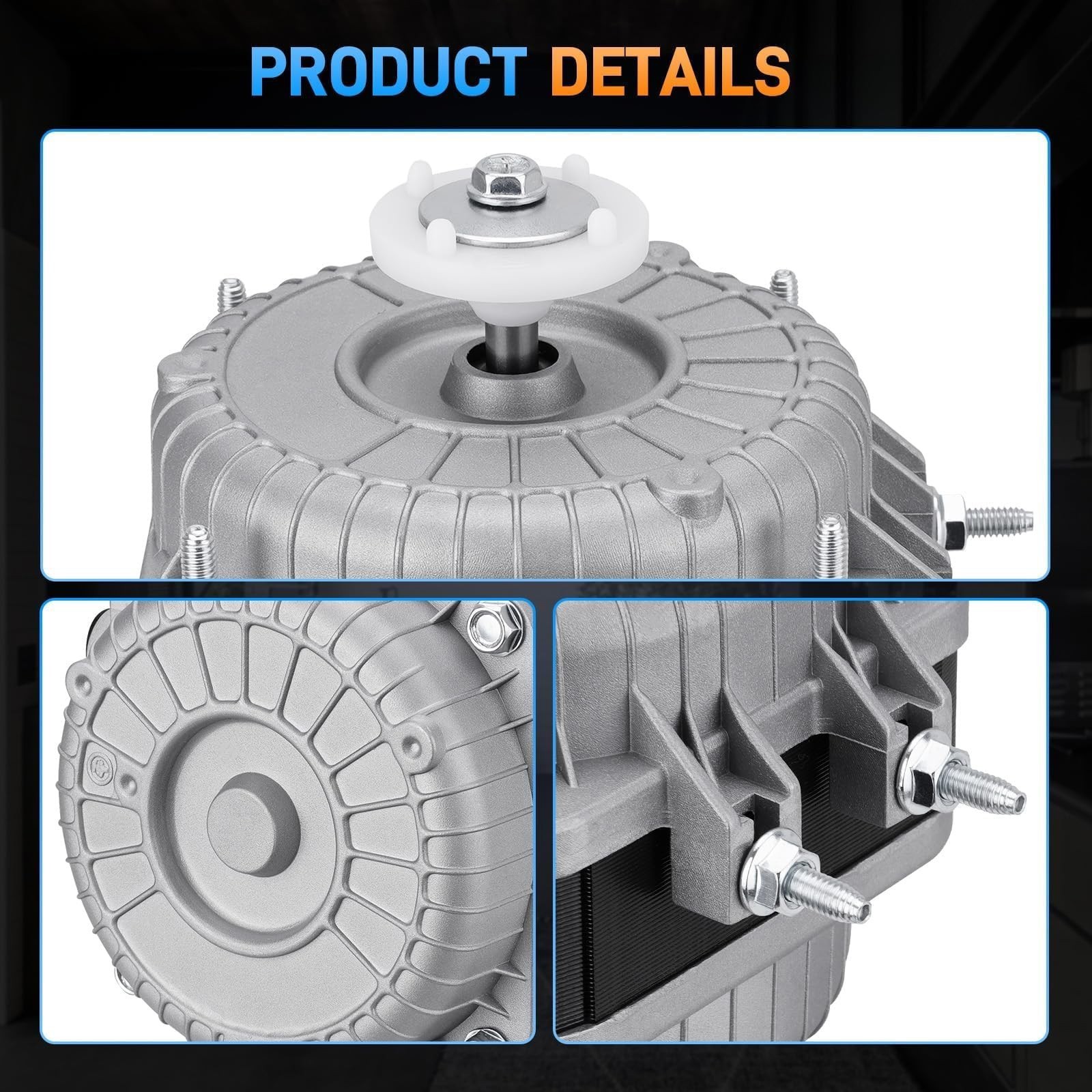 YZF10-20 Fan Motor AC Shaded Pole Condenser For Atosa Avantco 120V 60HZ 1550rpm