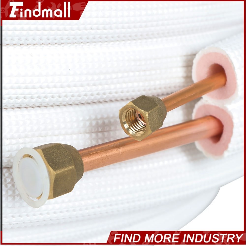 Findmall 50 Feet 1/4″ – 3/8″ Dia. Install Kit For Mini Split Heat Pump Systems
