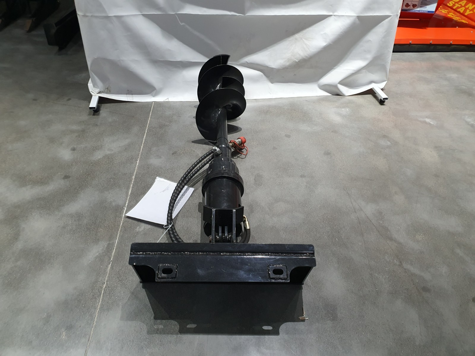 Agrotk Hydraulic Auger For Mini Skid Steer Loaders Attachment Fits All AGT Model