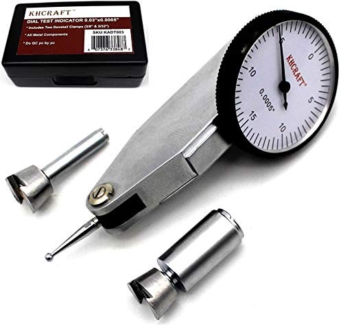 Professional Dial Test Indicator 00.03×0.0005 Inch Steel Hardened All Metal