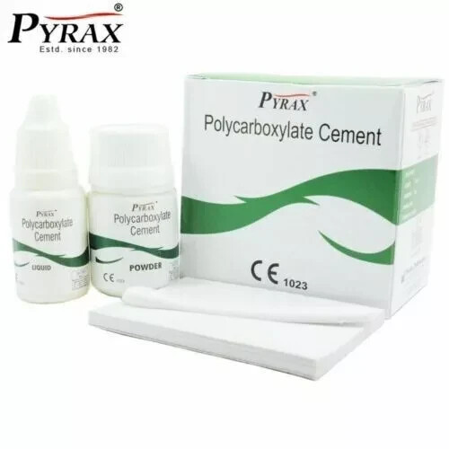 PYRAX POLYCARBOXYLATE CEMENT FOR LUTING CROWN N BRIDGE US STOCK
