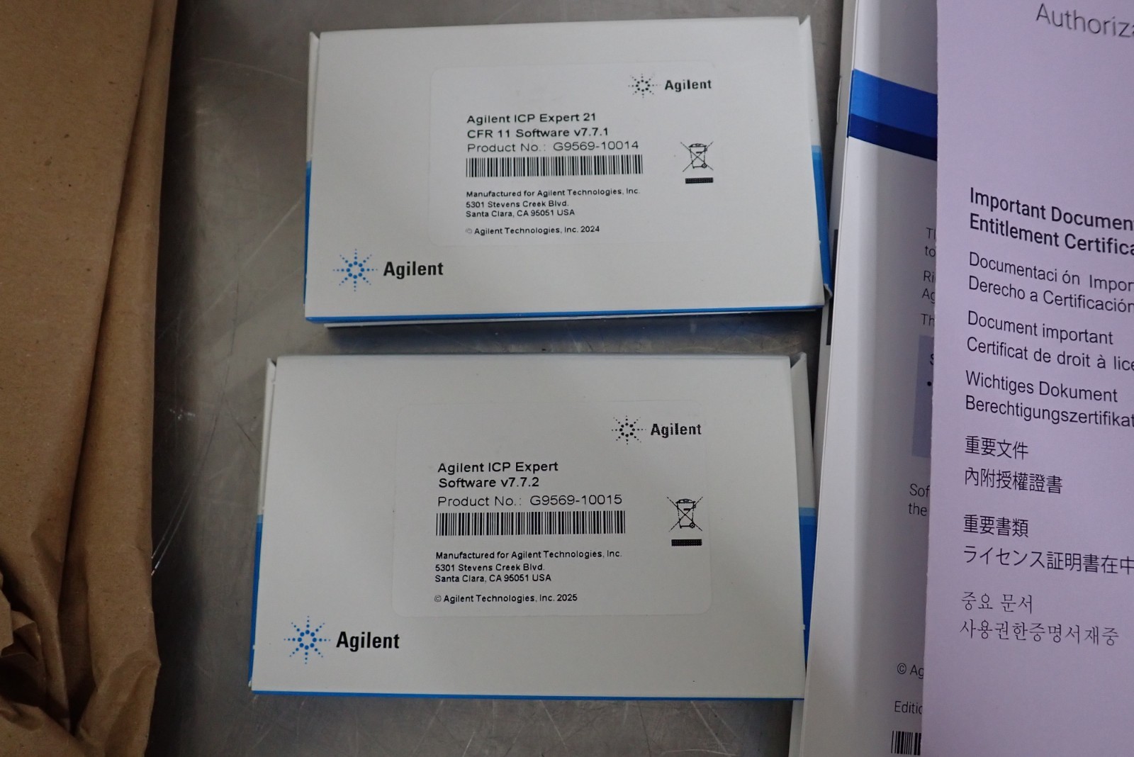 Agilent Technologies G9292-64023 ICP Expert 7.7.2 Pharm Software Kit G9569-60046