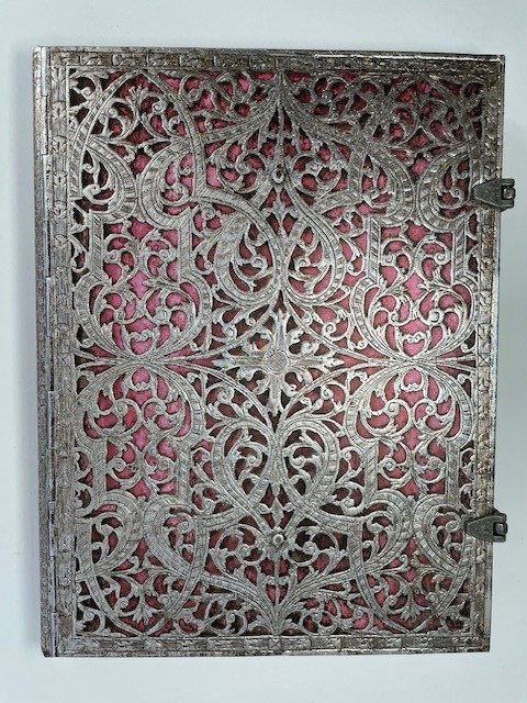 Paperblanks ~ Silver Filigree Collection ~ Hardcover Journal ~ 2 Metal Clasps