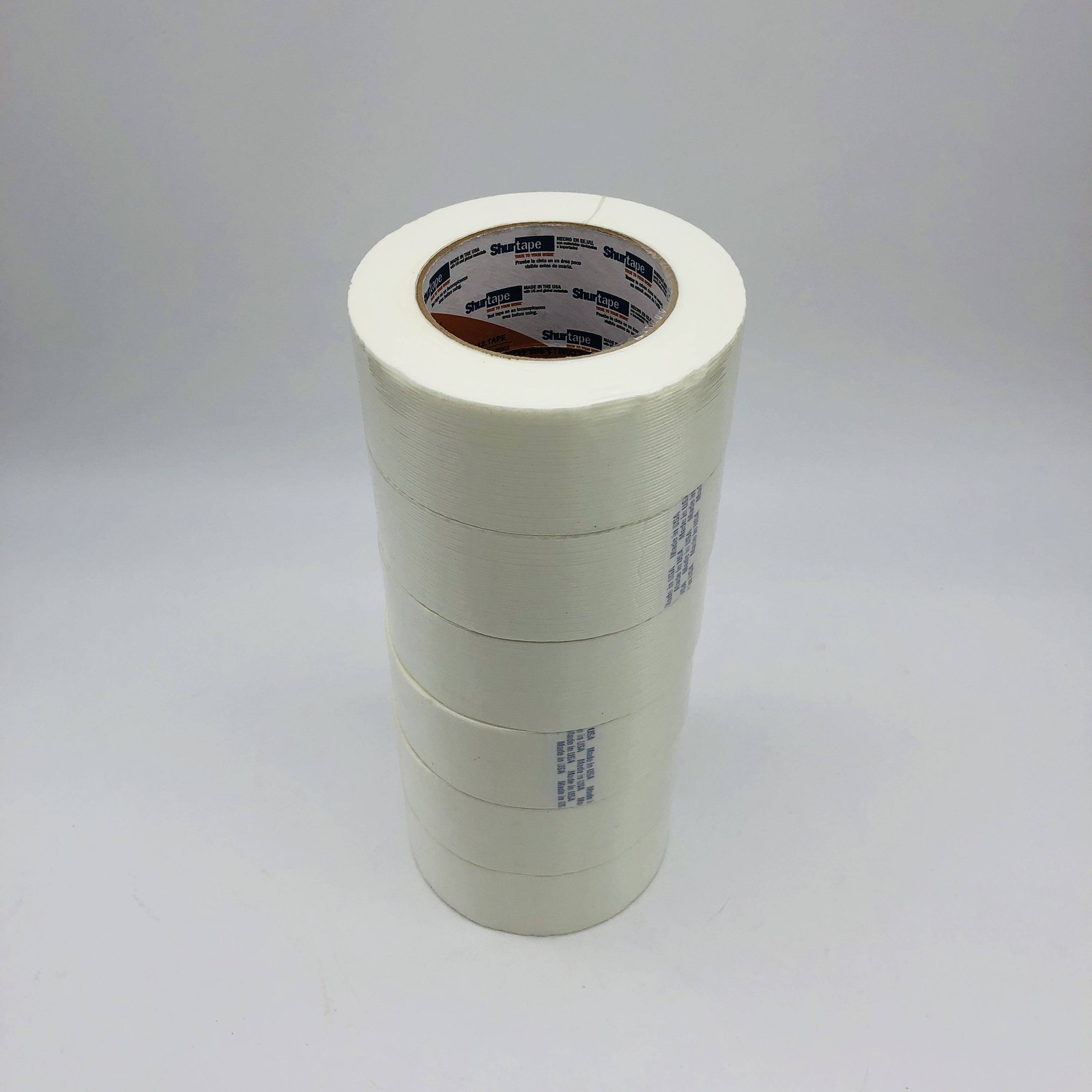 6x Shurtape GS 490 Fiberglass Strapping Tape White 48MM x 55M Reinforced 101230