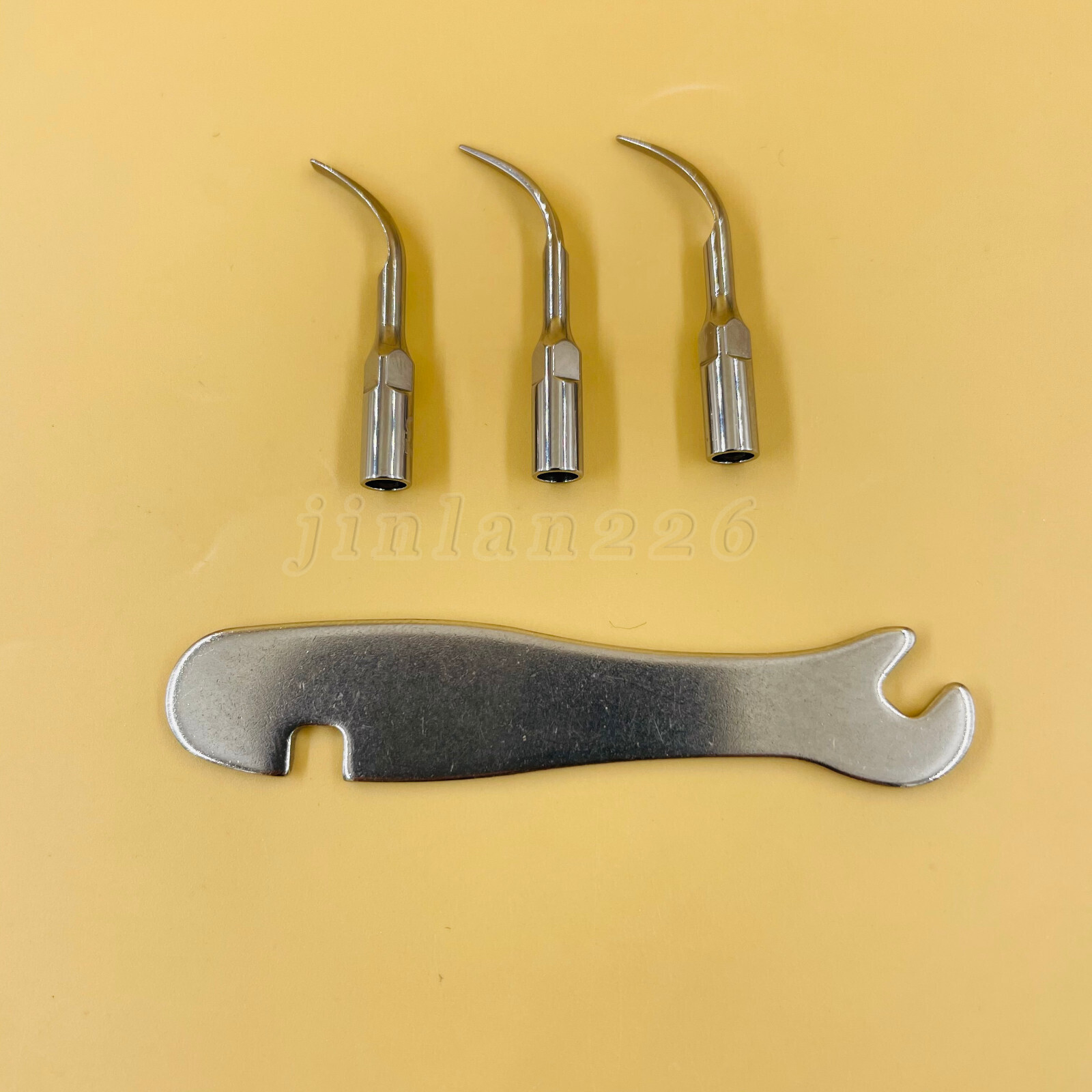 Dental Ultrasonic Air Perio Scaler Handpiece Hygienist 2/4Hole W/ 3 Scaling Tips