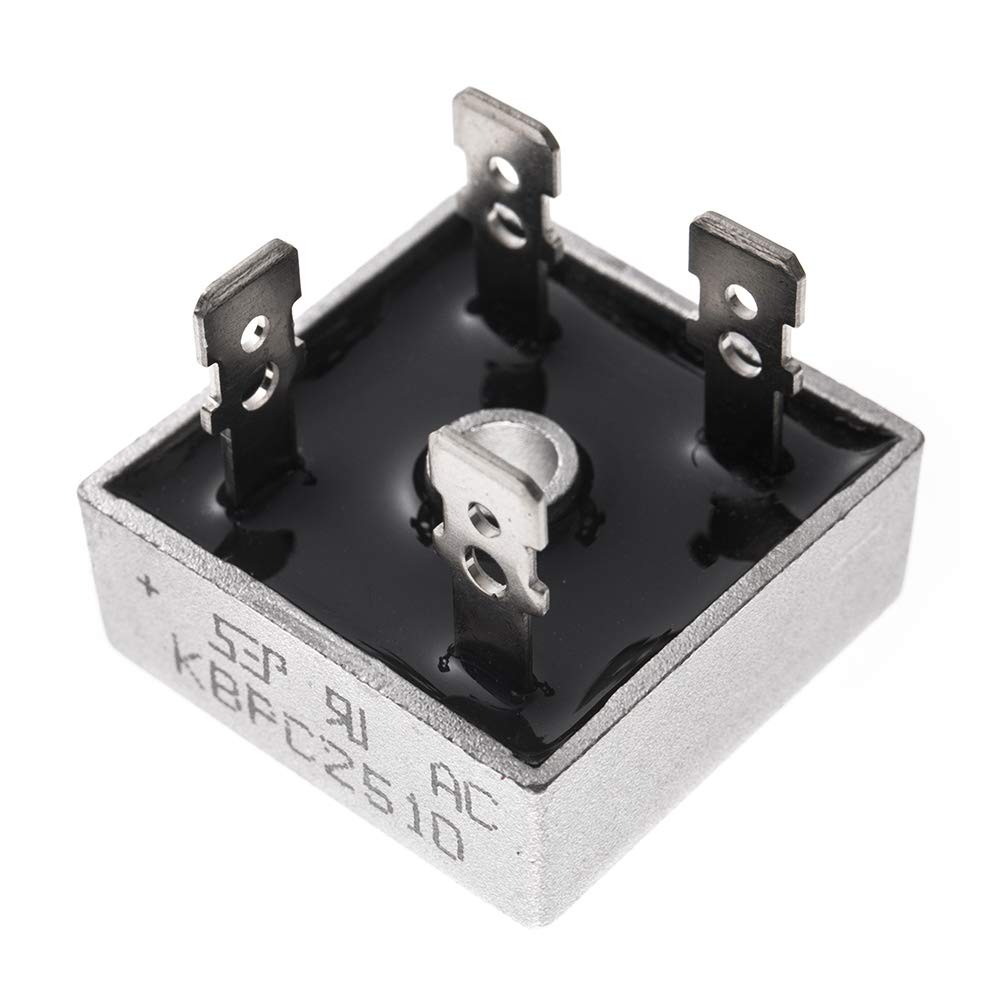 5pcs Kbpc2510 2510 Bridge Rectifier Diode 25a 1000v Single Phase Full Wave Elect