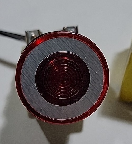 Square-D 9001-KR9P1RH13, Illuminated Red Push-Pull E-Stop, 110-120VAC, 1NO+1NC