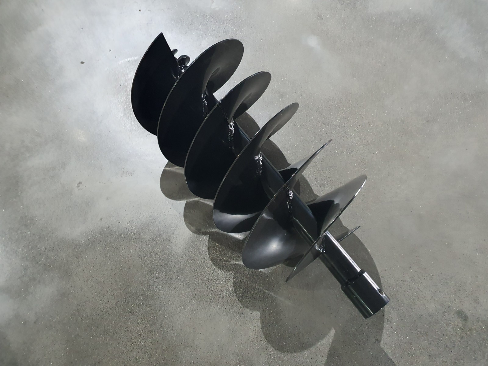 Agrotk Auger Post Hole Drill Bit Attachment 300mm Diameter For Mini Excavator
