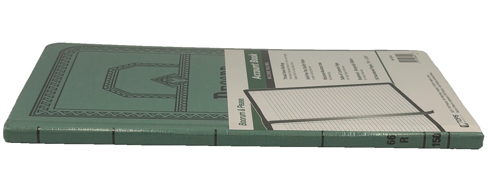 Boorum & Pease 66-150-R Account Book Record Ledger 150 Numbered Pages New