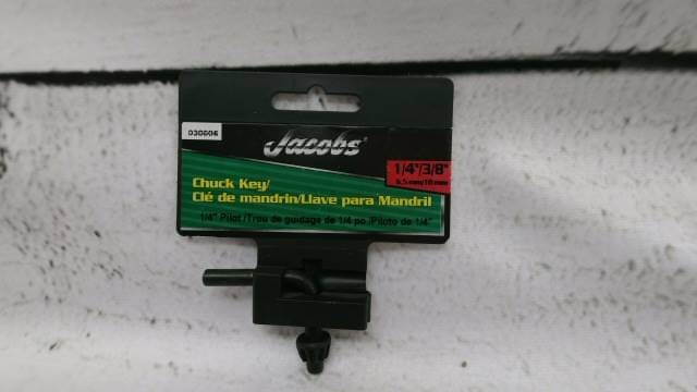 NEW Jacobs 030605 Chuck Key 1/4″ / 3/8″ 6.5mm/10mm 1/4″ Pilot Free Shipping