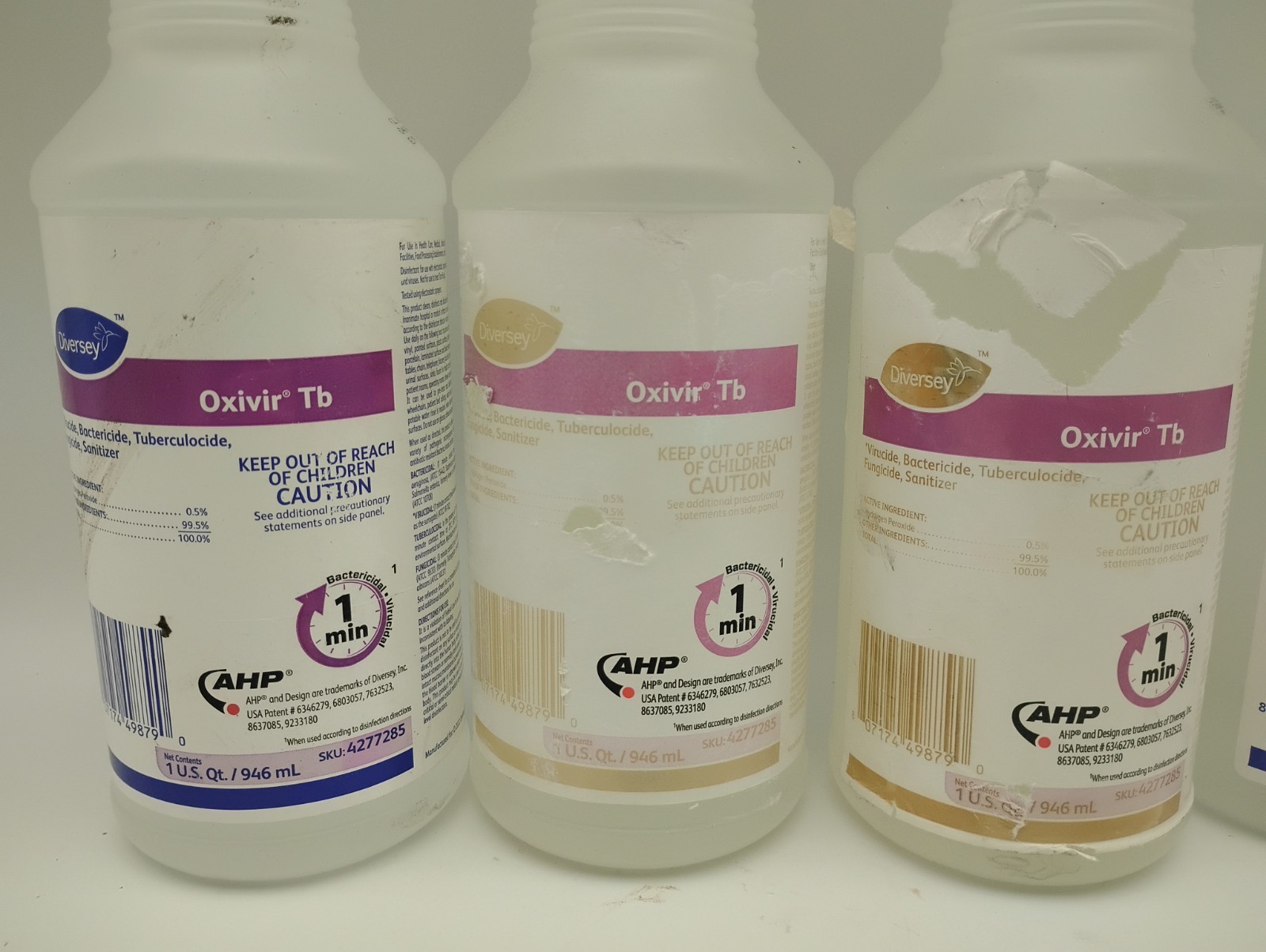 7 Diversey Oxivir Tb Hospital Grade Disinfectant Cleaner 1 Qt 946mL4277285 RTU