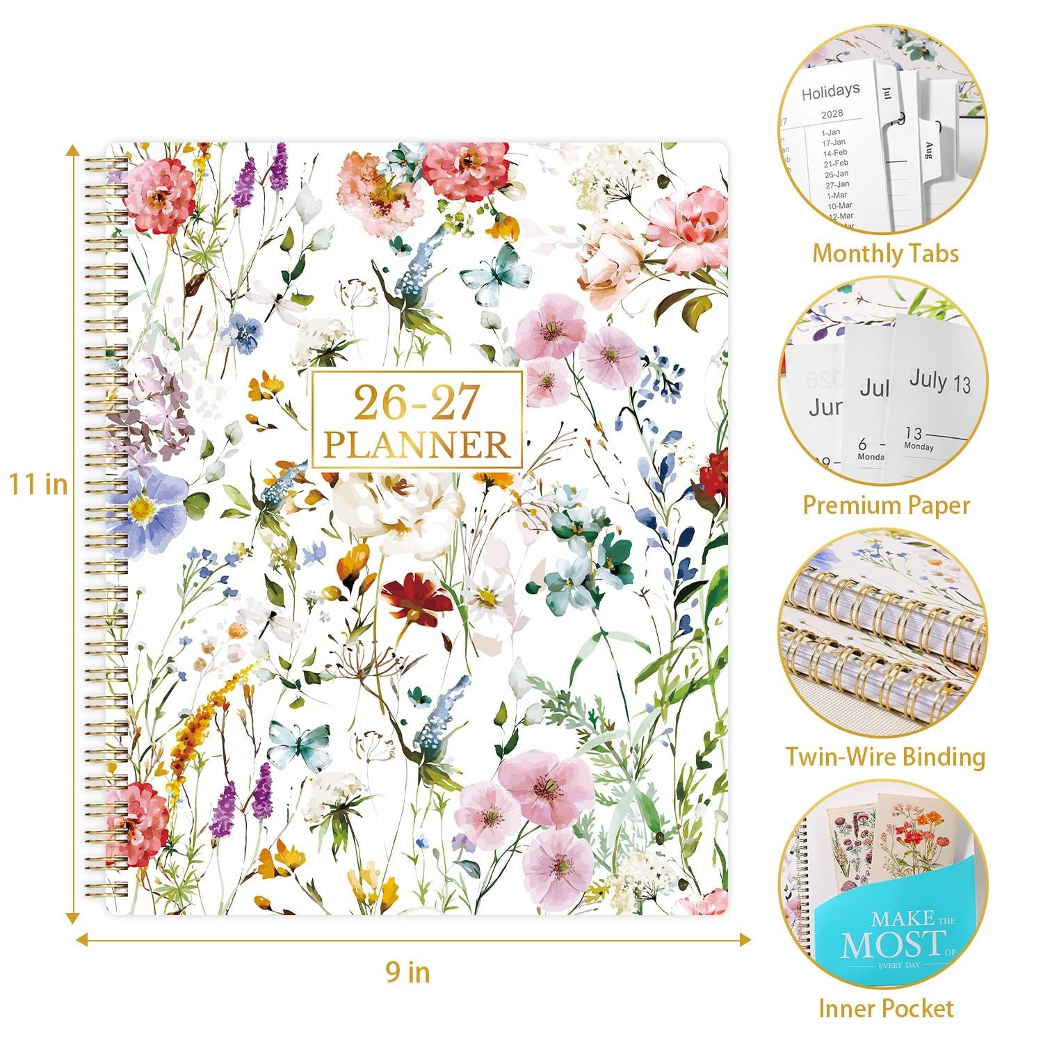 Planner 2026-2027 – Academic Planner 2026-2027, Planner Weekly and Monthly | …