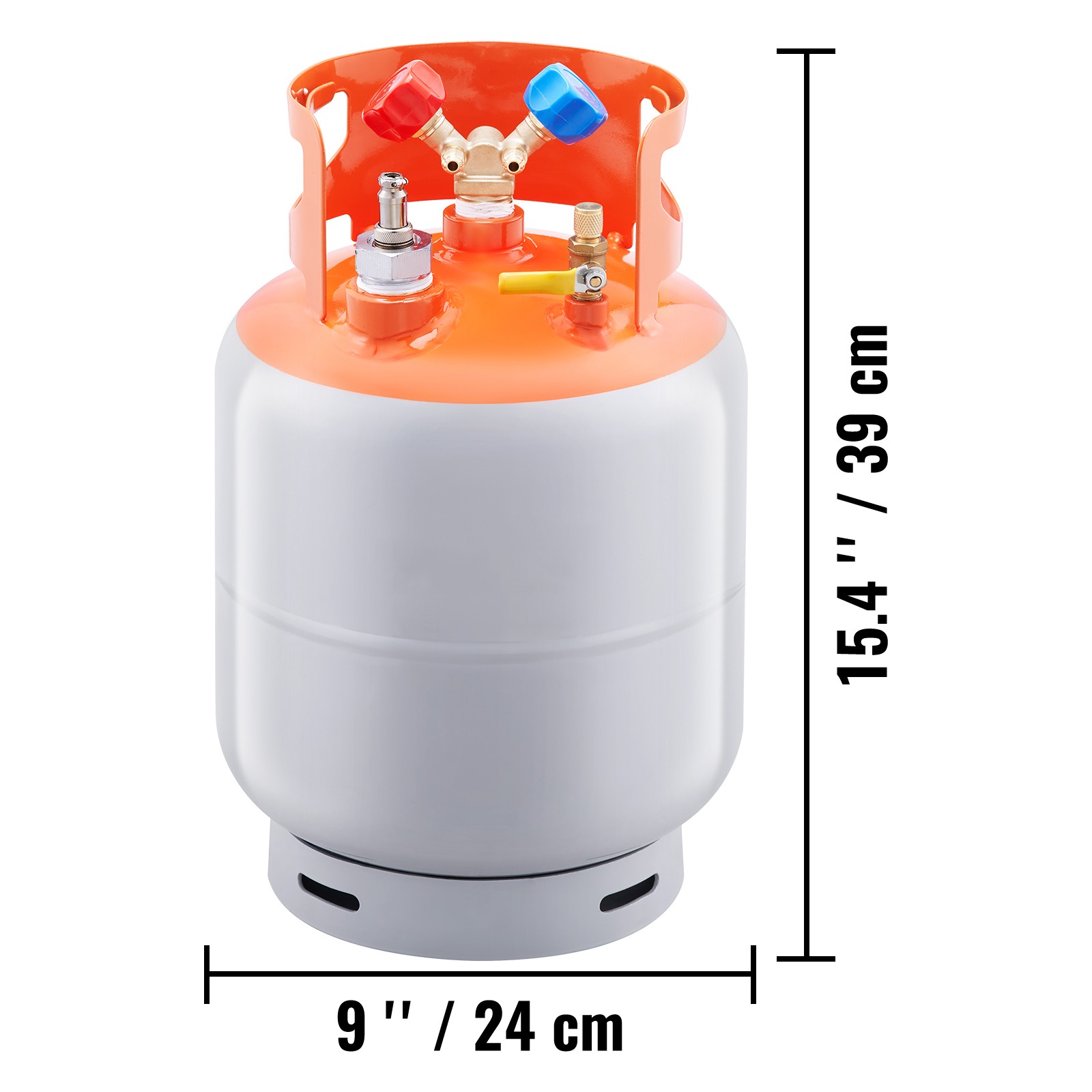 VEVOR Refrigerant Recovery Reclaim 30lb Cylinder Tank with Floating Switch