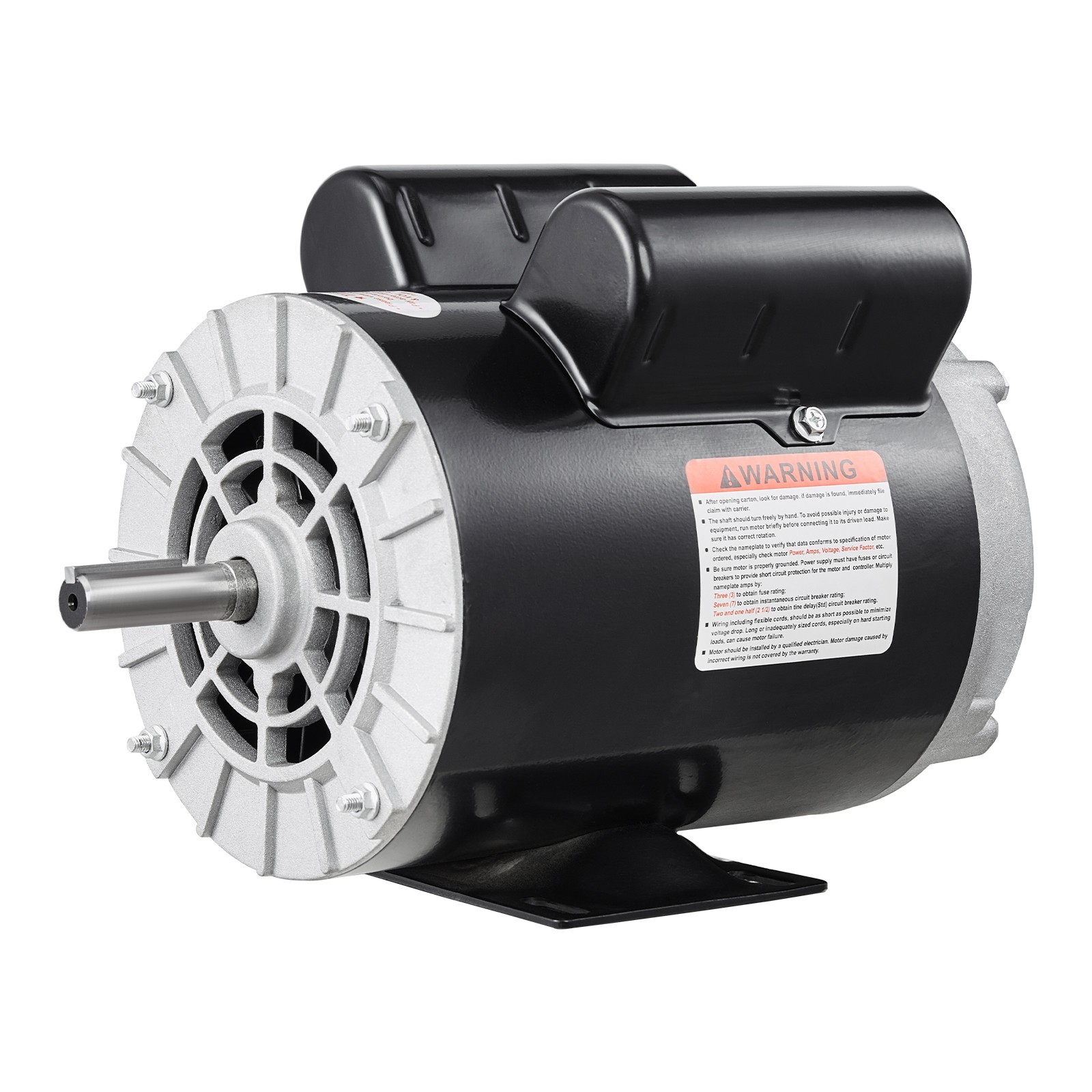 VEVOR 5HP SPL Air Compressor Motor 230V 3450RPM 56 Frame CW/CCW Rotation