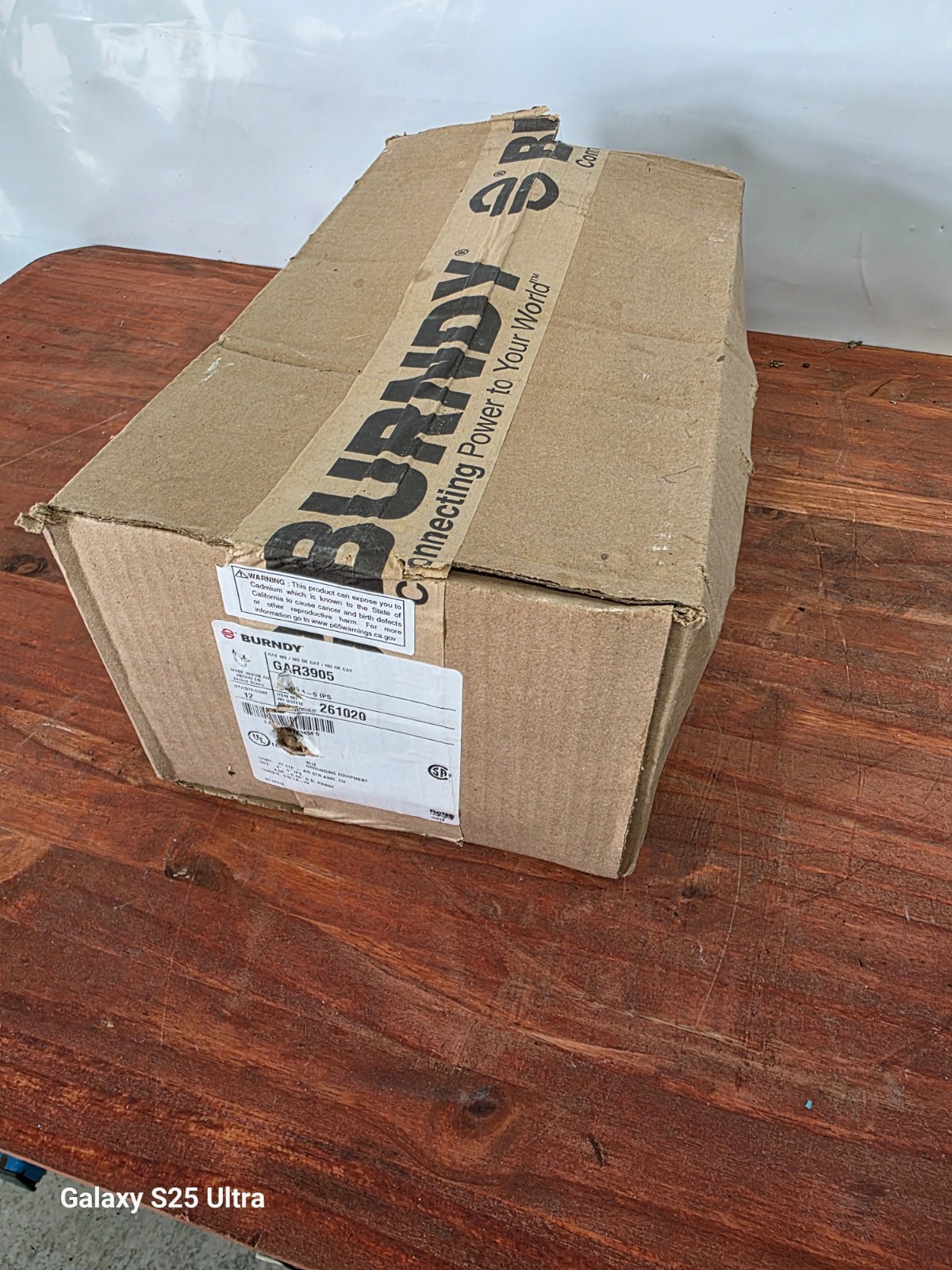 BURNDY GAR3905 4-5″ GROUND CONNECTOR Technical Description: High Copper Alloy, G