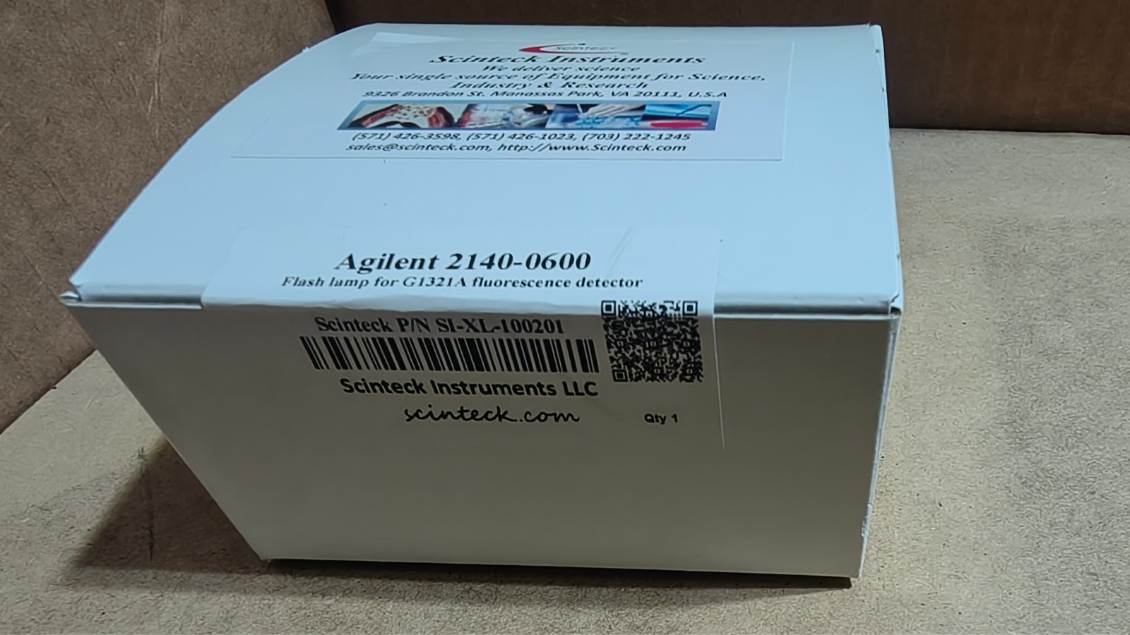 NEW! Scinteck SI-XL-100201 (Comparable to Agilent 2140-0600) Flash Lamp for FLD