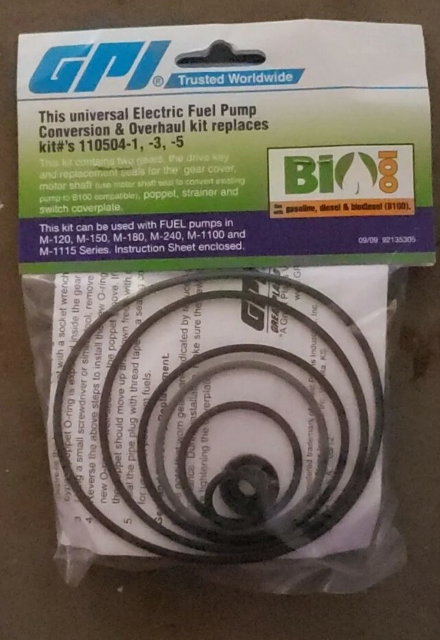 NEW In Package GPI – Electric Fuel Pump Conversion & Overhaul Kit – 110504-1