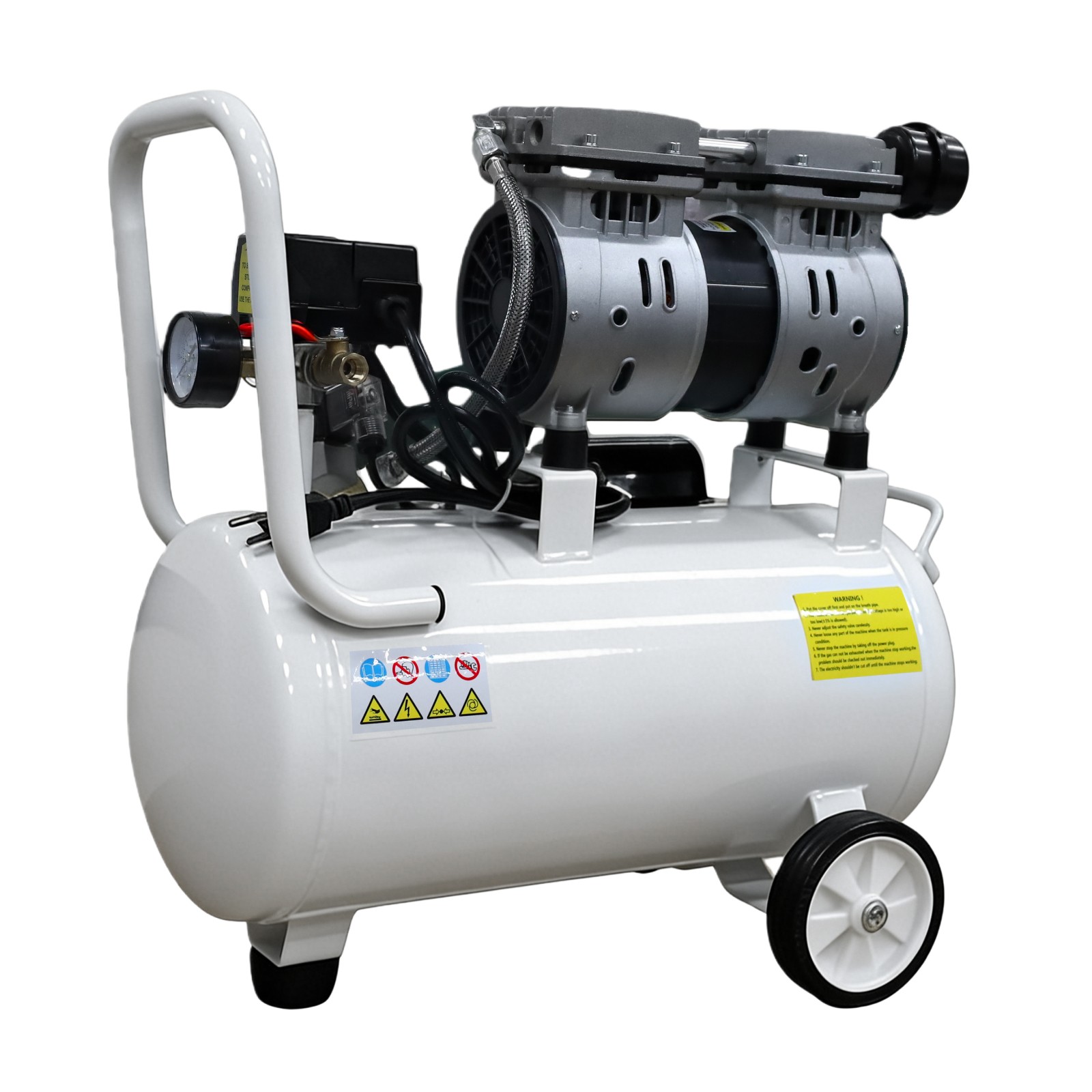 24L 40L/min Dental Medical Air Compressor Silent Air Compressor Oilless 115PSI