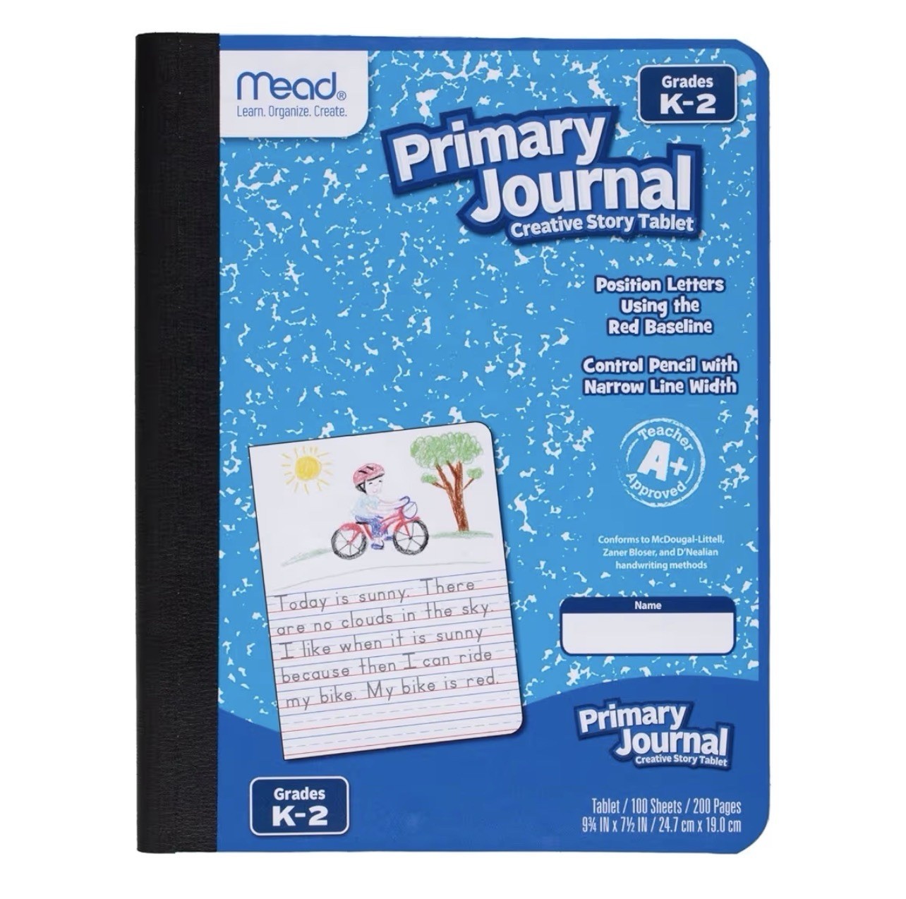 Mead 09554 Primary Journal Creative Story Tablet