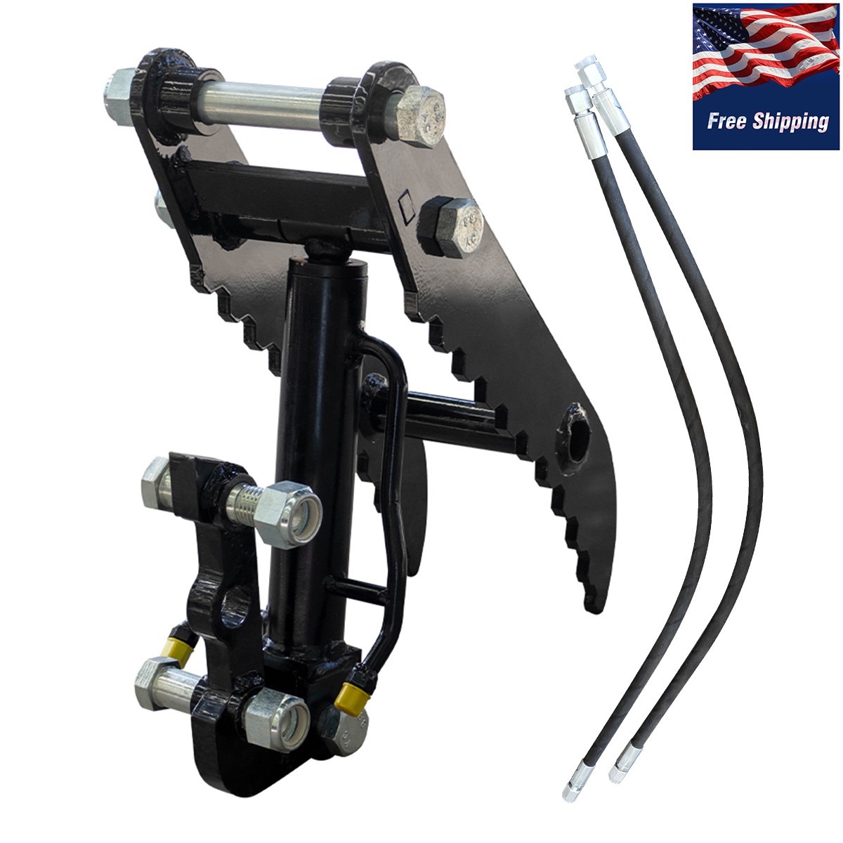 L-Shaped 3-Holes Bracket Hydraulic Thumb Clip Fits Mini Excavators Attachments