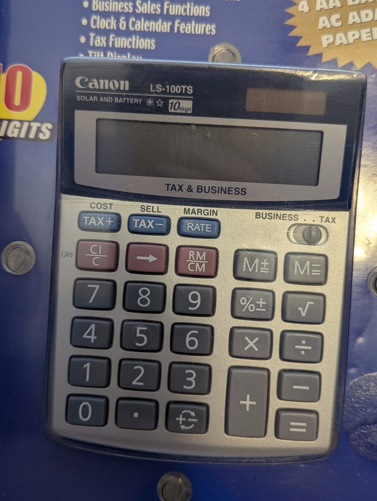Canon LS-100TS and P26-DHII Business Pack 2-Color Printing Calculator NEW SEALED