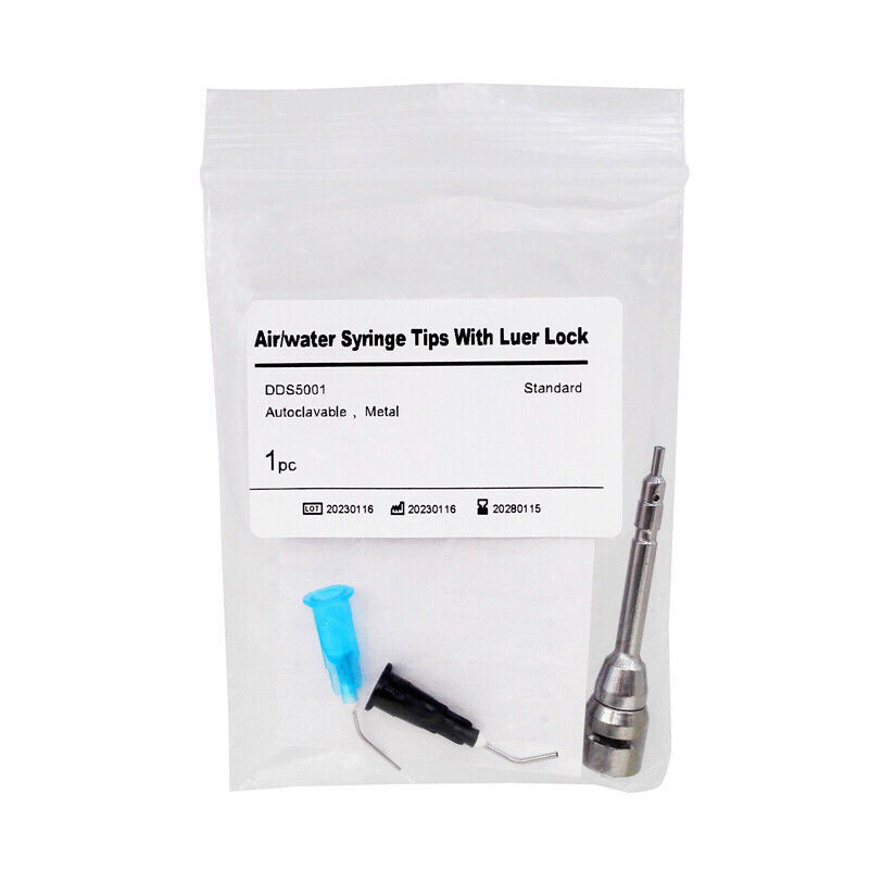 Dental Endo Air Water Syringe Irrigator Irrigation Needles Tip For 3-Way Triple