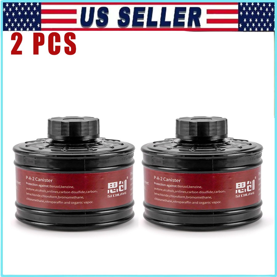 40mm Gas Mask Filters – Full Face Respirator Mask Cartridge for Paint