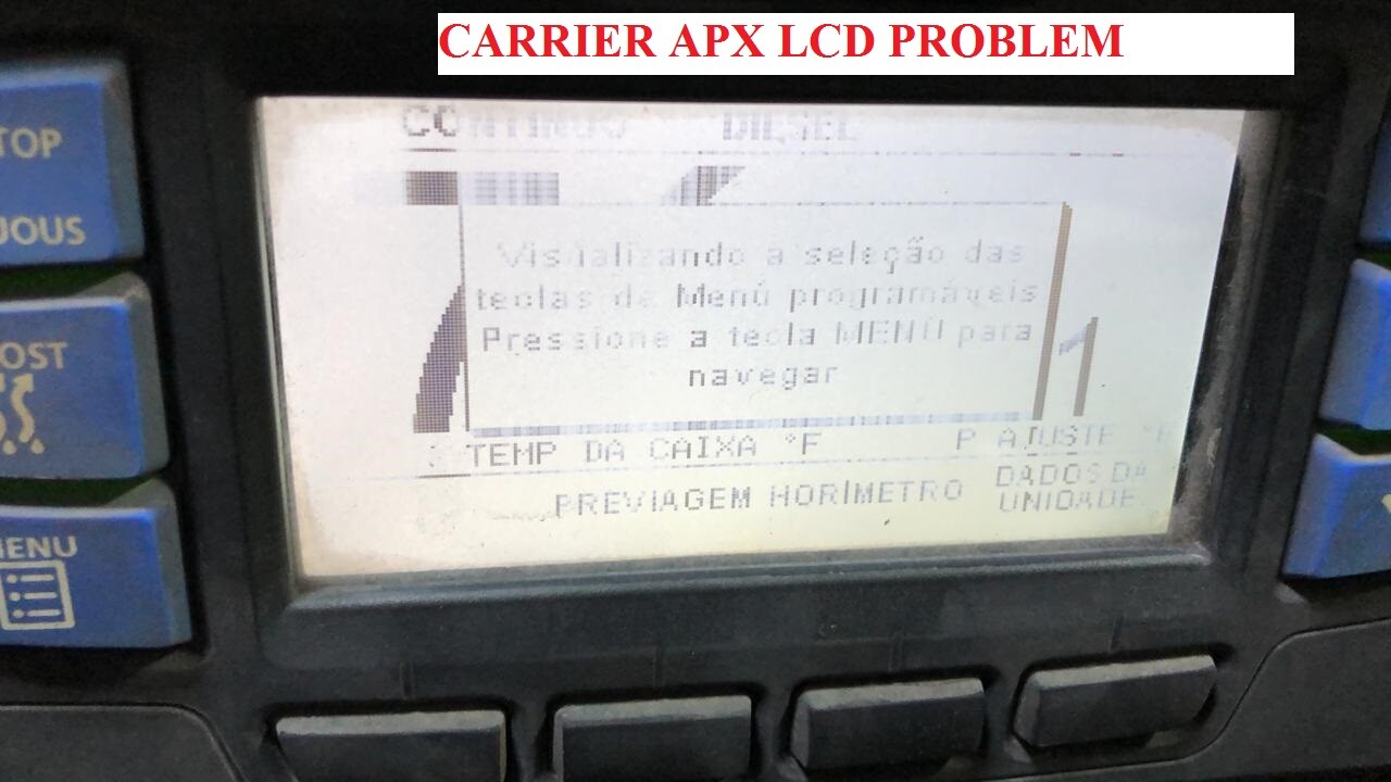 LCD DISPLAY REPLACEMENT FOR CARRIER Transicold X4 7500 7300 SDGG240128-01
