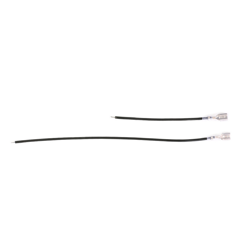 4.8mm 6.3mm Terminals Wiring Connectors Black Red 10 or 20cm Single Head + Cover