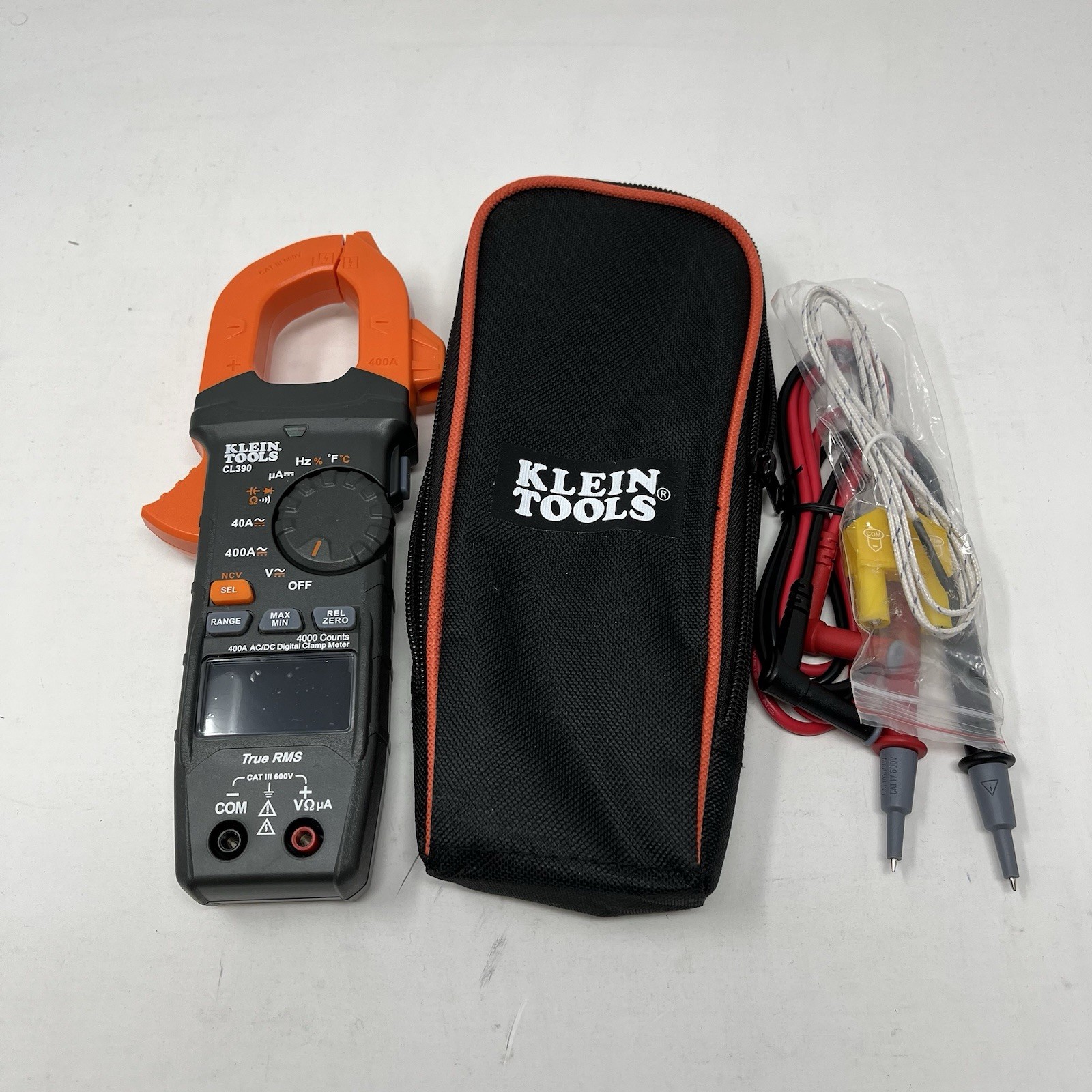 Used Klein Tools CL390 Auto-Ranging Digital Clamp Meter