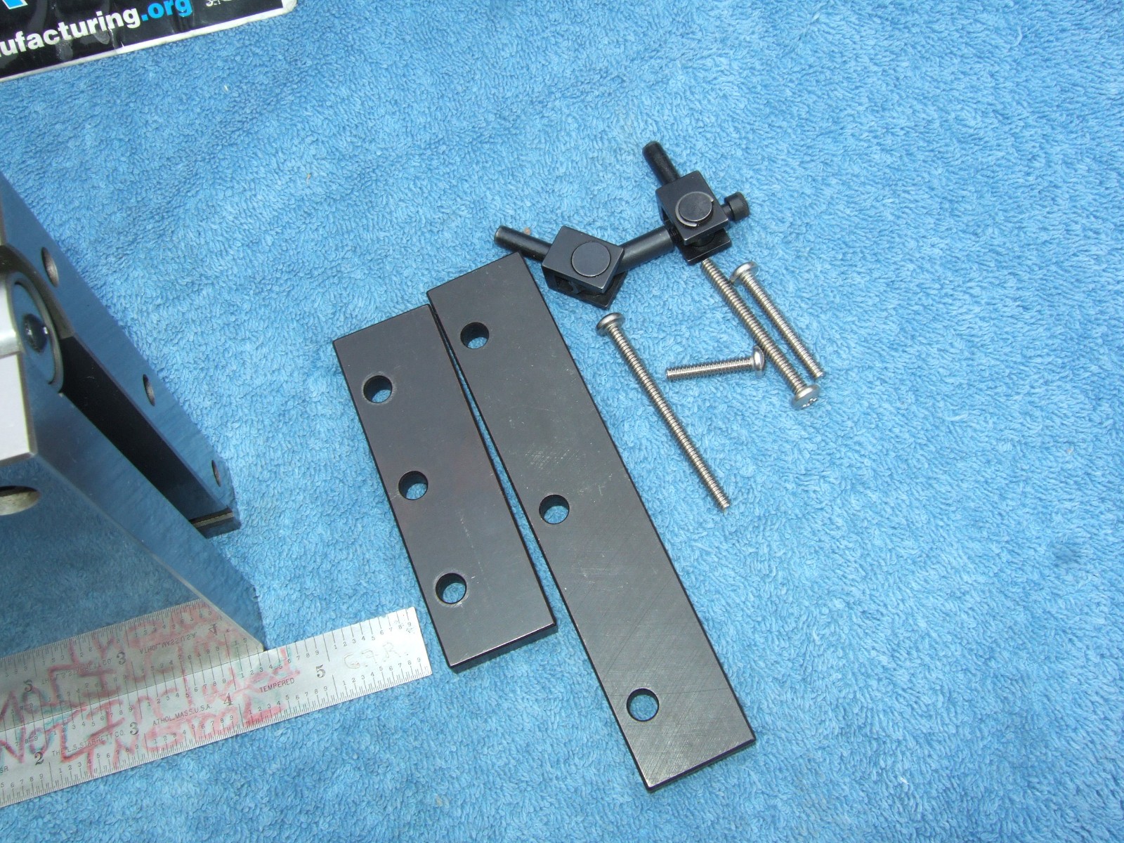 HERMANN SCHMIDT PNM4X6 Single Angle Adjustable Sine Plate Used $1150 WHEN NEW QA