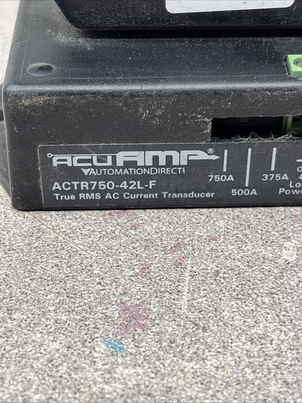 AcuAMP ACTR750-42L-F AC Current Transducer 4-20mA True RMS 750A/500A