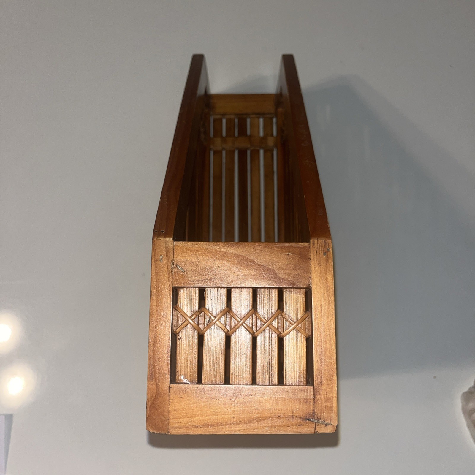 Bamboo File Holder & Office Product Organizer, Magazine Holder