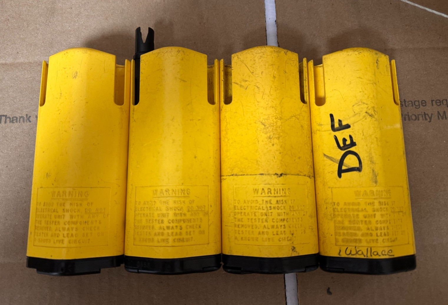 IDEAL Vol-Con 61-076 Contact Voltage Tester CAT III 600V (PARTS; LOT OF 4)