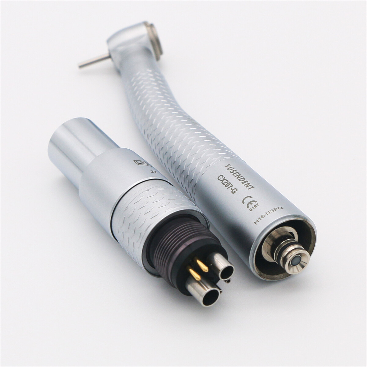 COXO Dental Handpiece Fiber Optic High Speed Turbine LED Coupling 6Hole Fit NSK