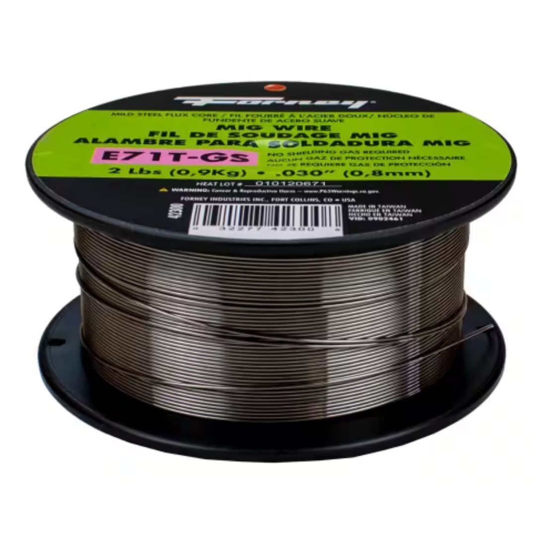 Forney 0.030 In. Dia Flux Core Mild Steel MIG Wire 2 Lb. Spool