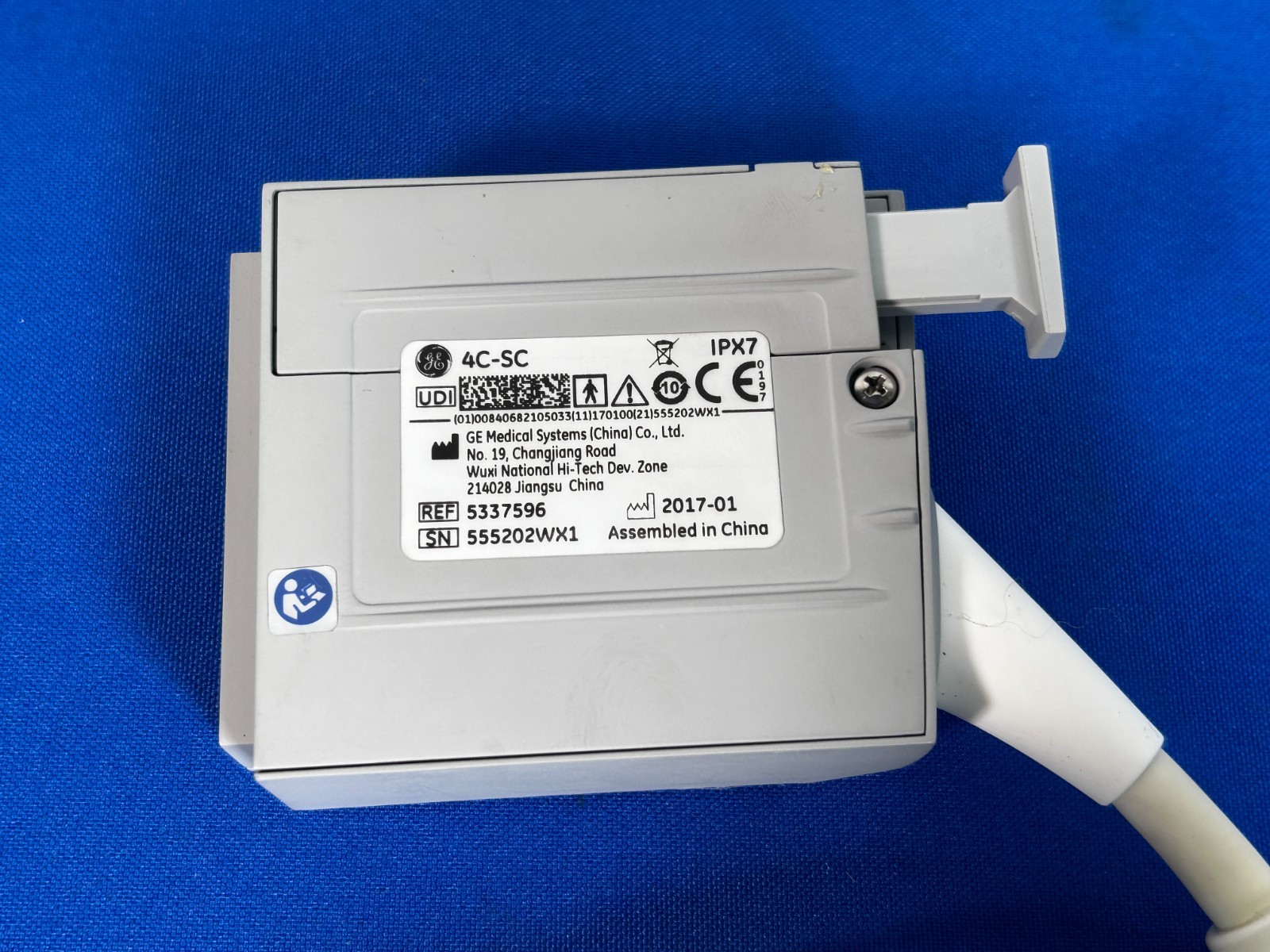 GE Venue 40 Anesthesia Ultrasound with GE 4C-SC Transducer