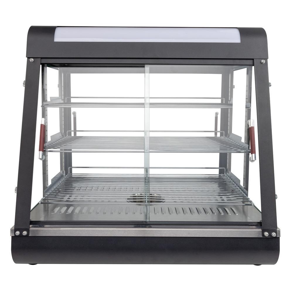 ROVSUN 26″ 3 Tiers Commercial Heat Food Pizza Warmer Display Cases 86 – 185℉ New