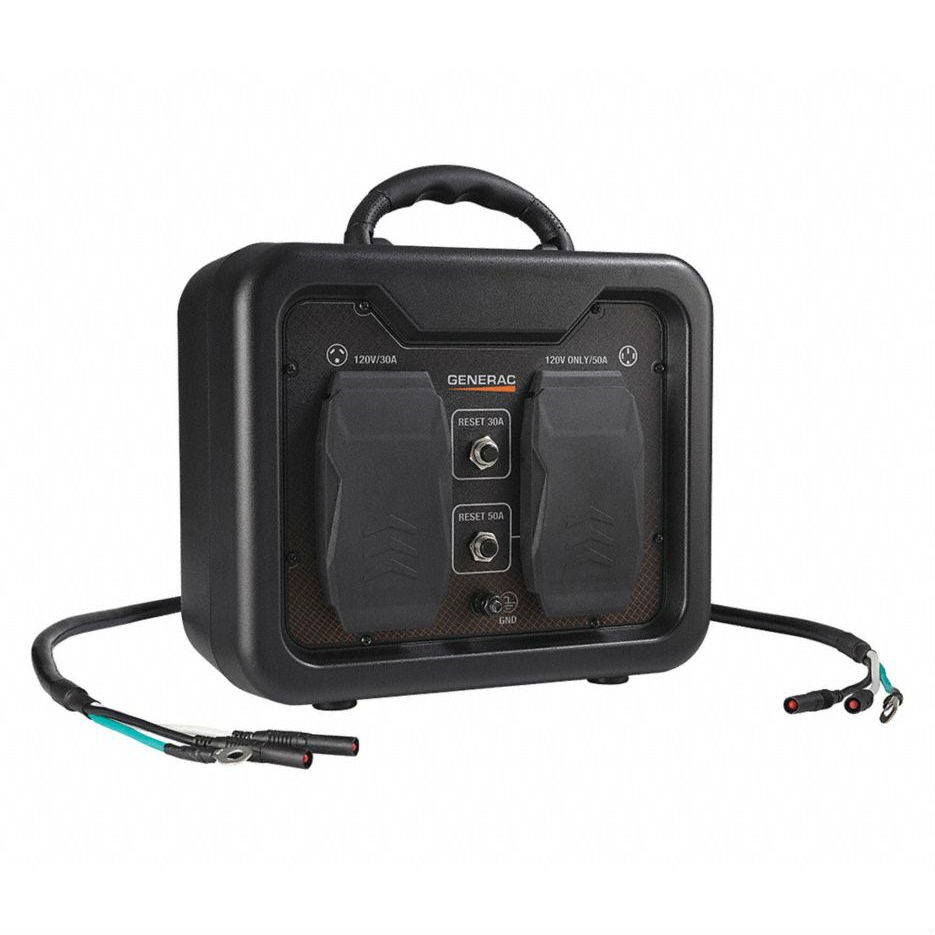Generac 7668 Parallel Cable Kit 2 ft Cord Custom Plug End 30A 50A 120V