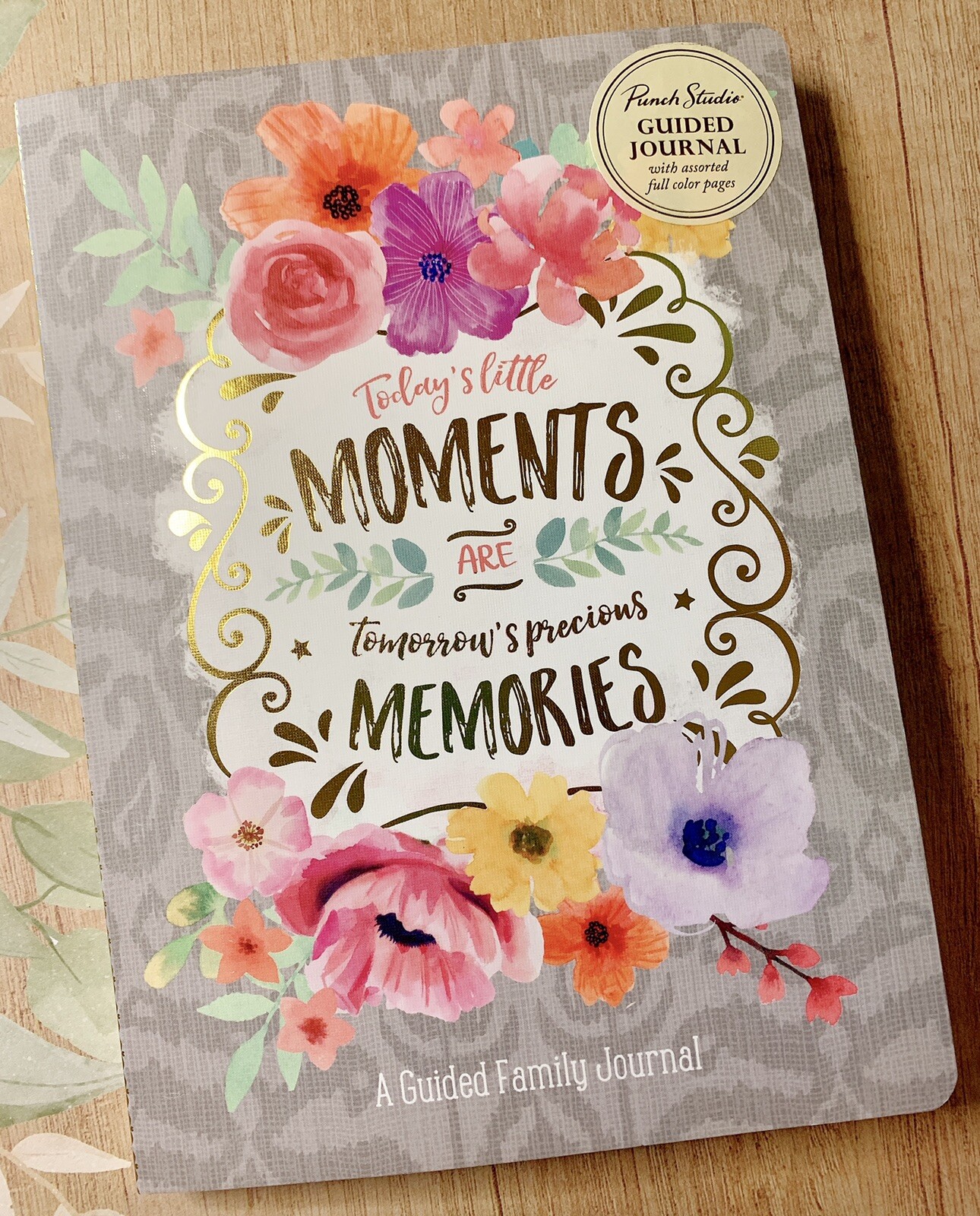 Punch Studio Guided Family Journal 208-Page Full Color Memory Keepsake Undated