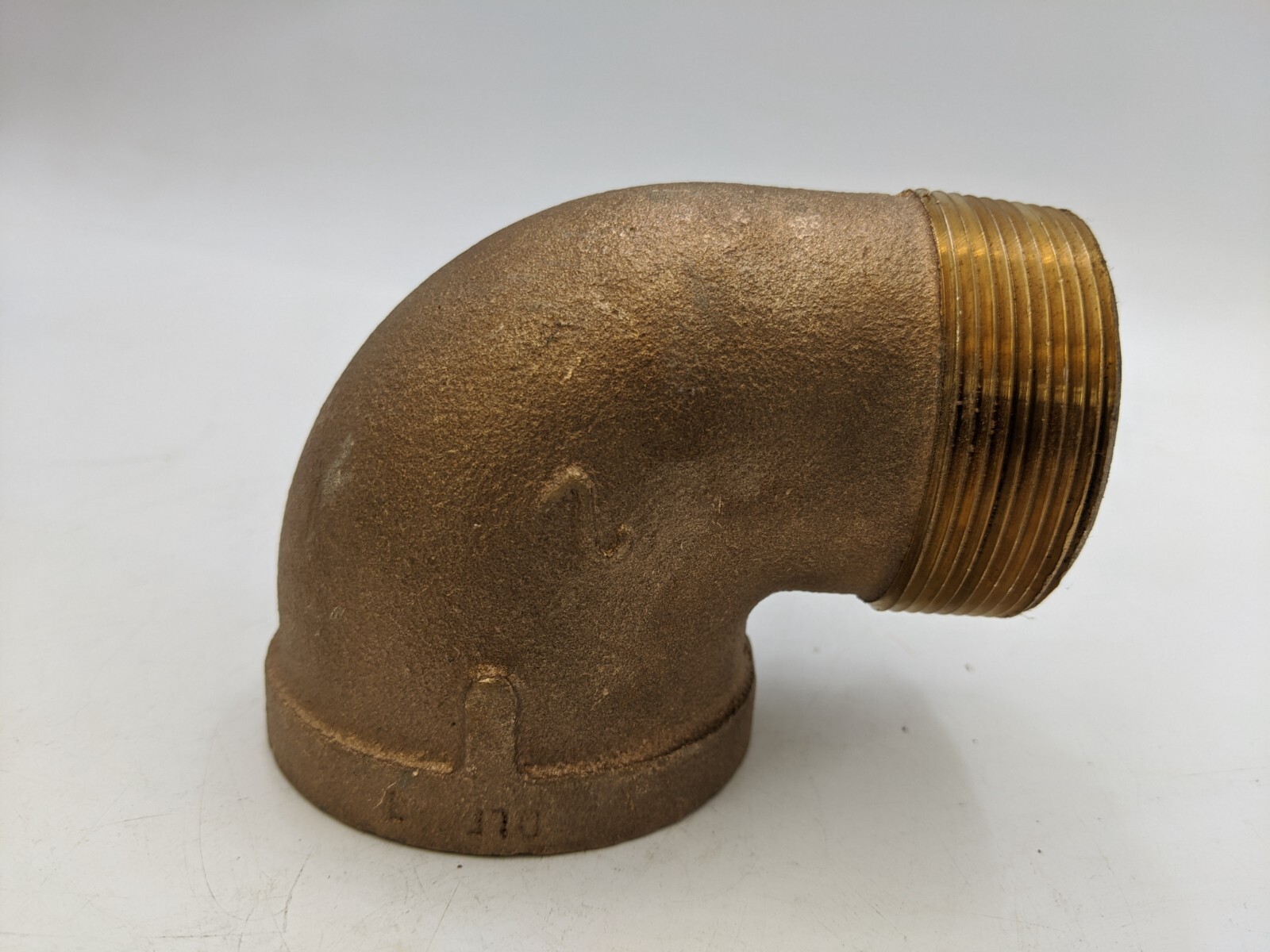 FNW Low Lead Compliant Bronze 90Deg Elbow Street Fitting 2″ NPT Threaded M F